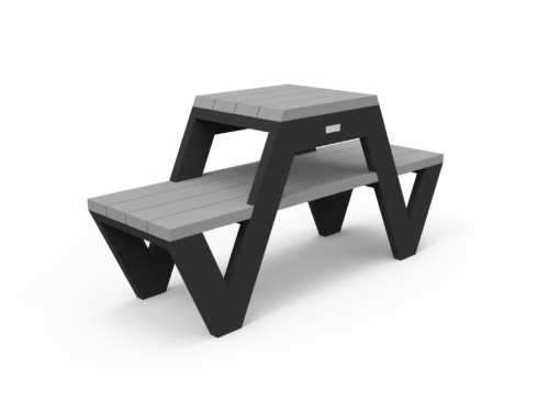 Table de pique-nique couverte en composite Polymab recyclé - FurniPak