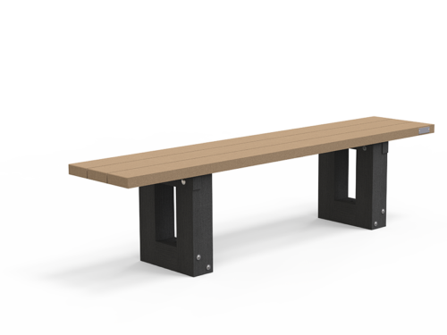 Banquette en plastique recyclé LONDURA - LOND-BQ-01