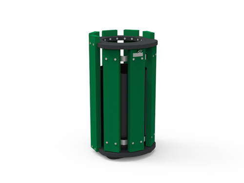 Corbeille bac 90 L sans couvercle FORESTIER - OR-COR-06-B