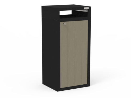 Corbeille bac 90L ARENA - OR-COR-09-B