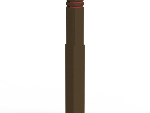 Borne tête de diamant