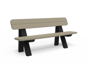 Banc en plastique recyclé CURVE -CUR-BC-01