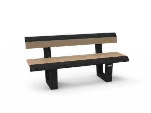 Banc Osaka en coloris sable Standartek®