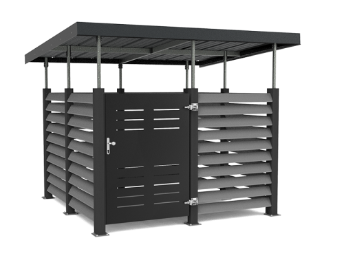 Abri fermé AC-ABRI-10-FER-1