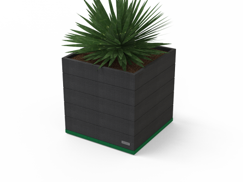 Banquette-Jardinière en plastique recyclé VERSO - VSO-CAR-02-XL