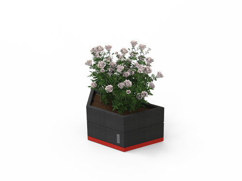 Banquette-Jardinière en plastique recyclé VERSO - VSO-TPZ-01-S