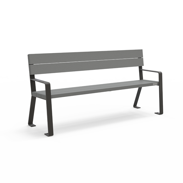 Banc AERIA en plastique recyclé