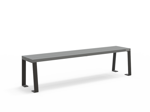 Banquette en plastique recyclé AERIA