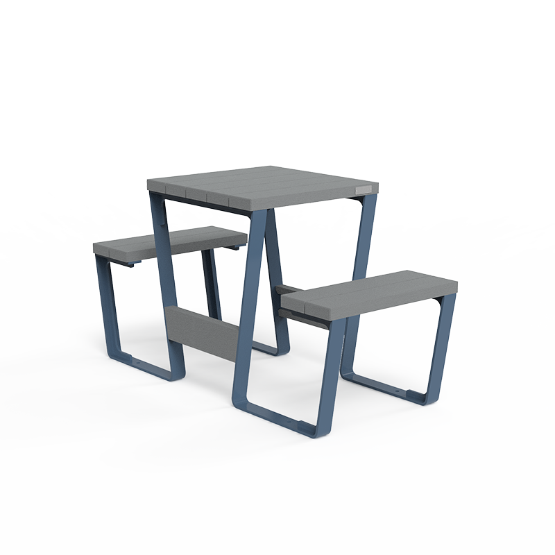 Table de pique-nique duo en plastique recyclé AERIA