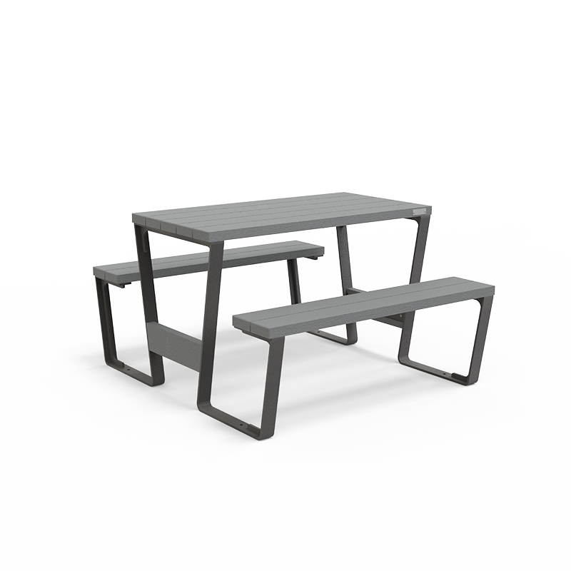 Table de pique nique en plastique recyclé AERIA