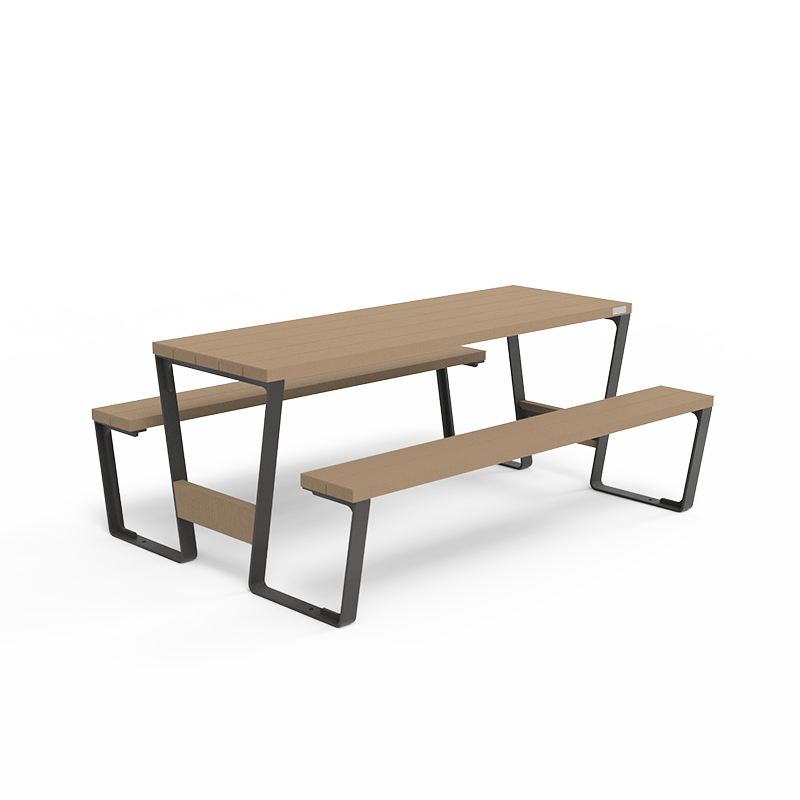 Table de pique-nique AERIA en plastique recyclé - AE-TPN-01-18