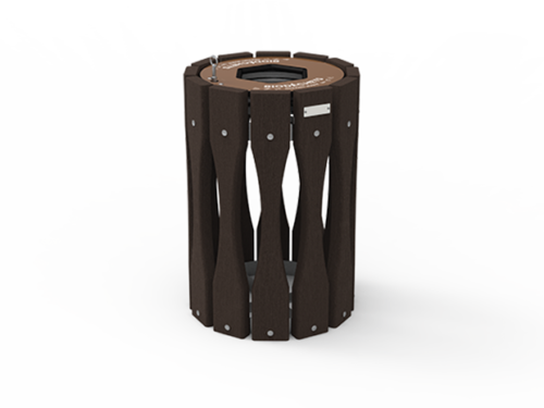 Corbeille MAJOR - Vigipirate 100 L- MAJ-COR-03-VPR