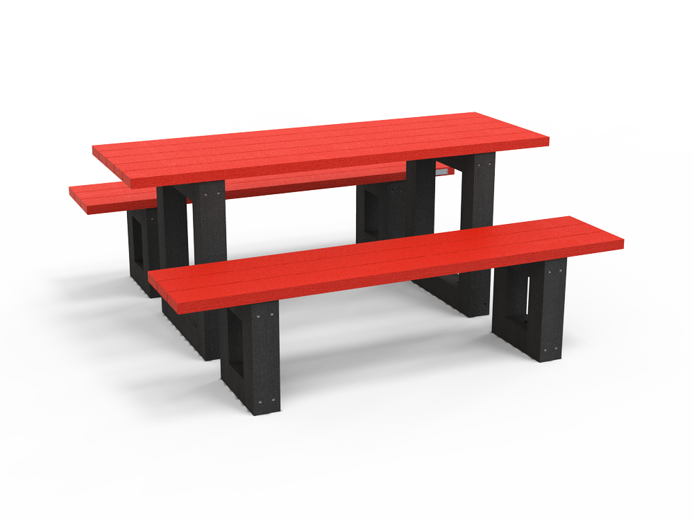 Ensemble table et banquettes LONDURA® - LOND-ENS-01 – Image 2