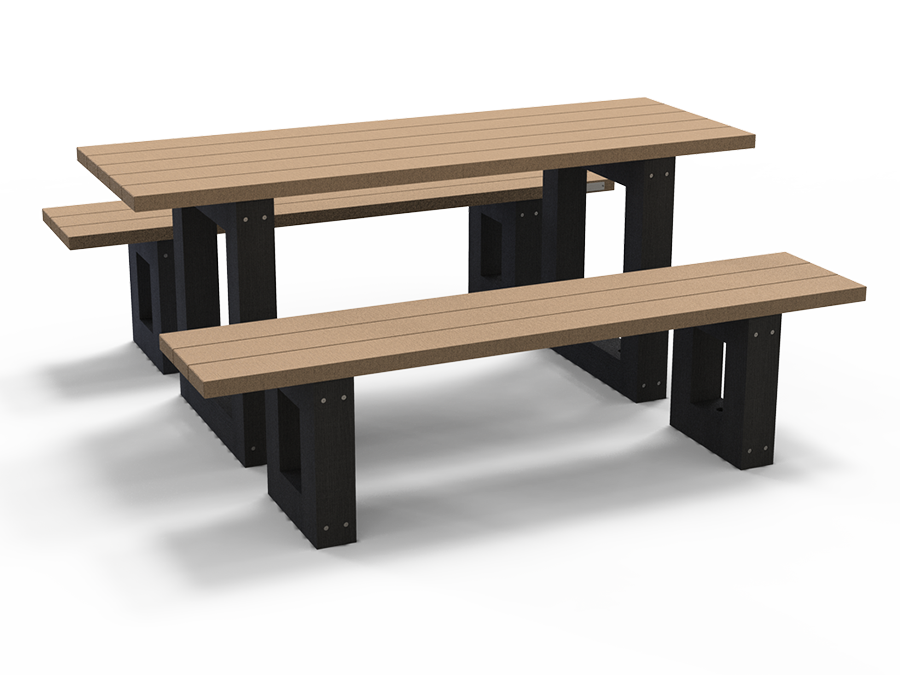 Ensemble table et banquettes LONDURA® - LOND-ENS-01