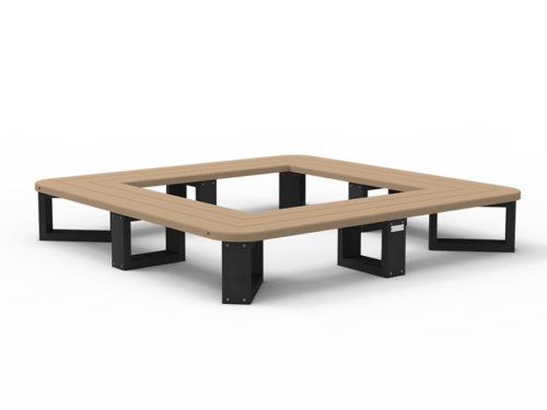 Banquette tour d'arbre Maternelle RECRE - NU-TA-10-T2