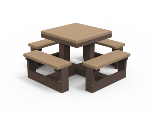 Table de pique-nique Elémentaire CARRE - NU-TPN-04-T4