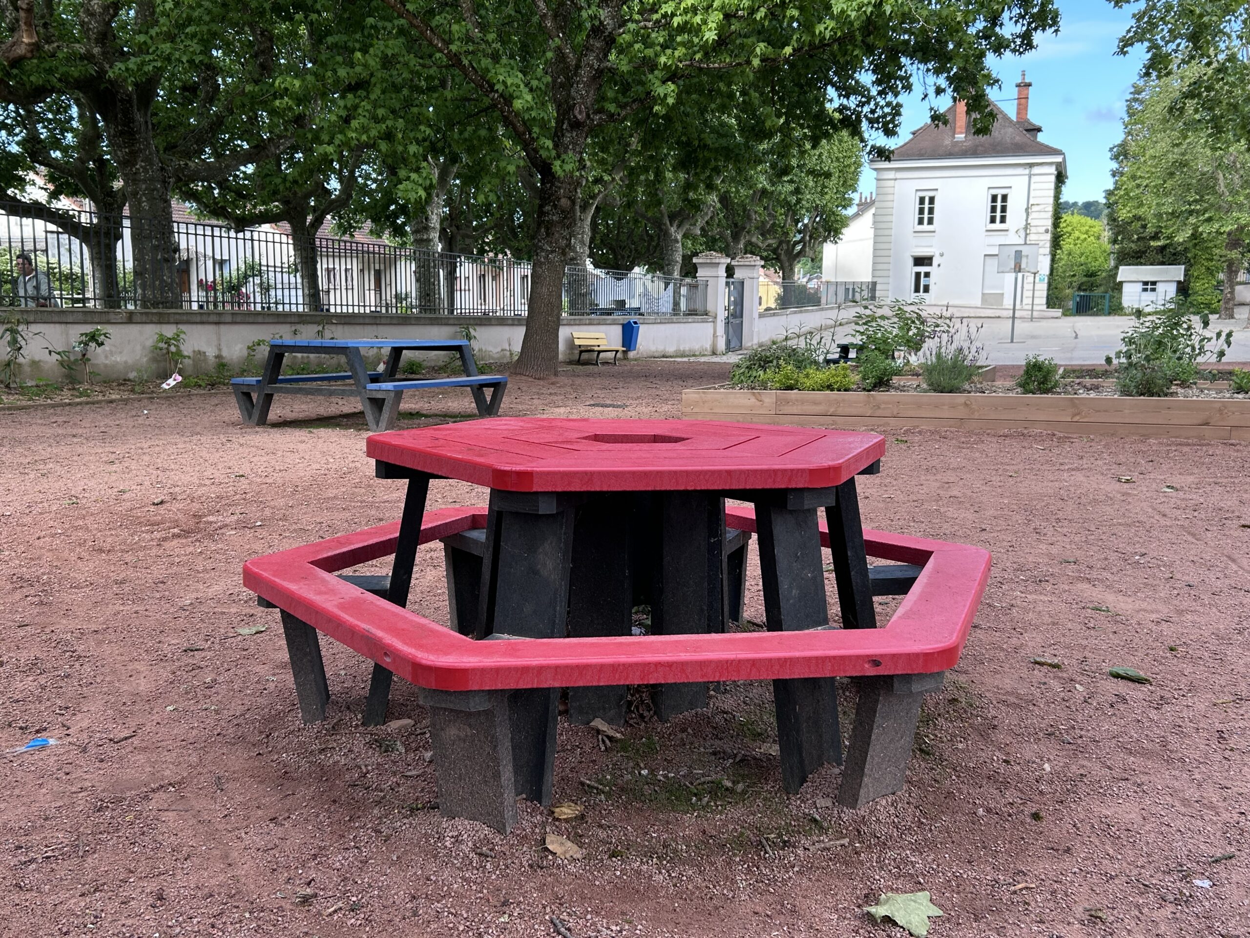 Table de pique-nique Hexagonale HELIOS - HEL-TPN-01 – Image 4