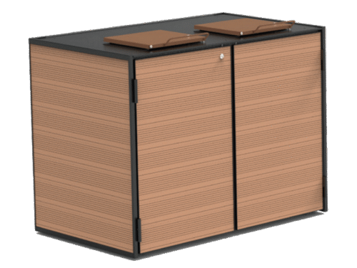 Abri conteneurs TRINET Up - EH-TRIN-2B