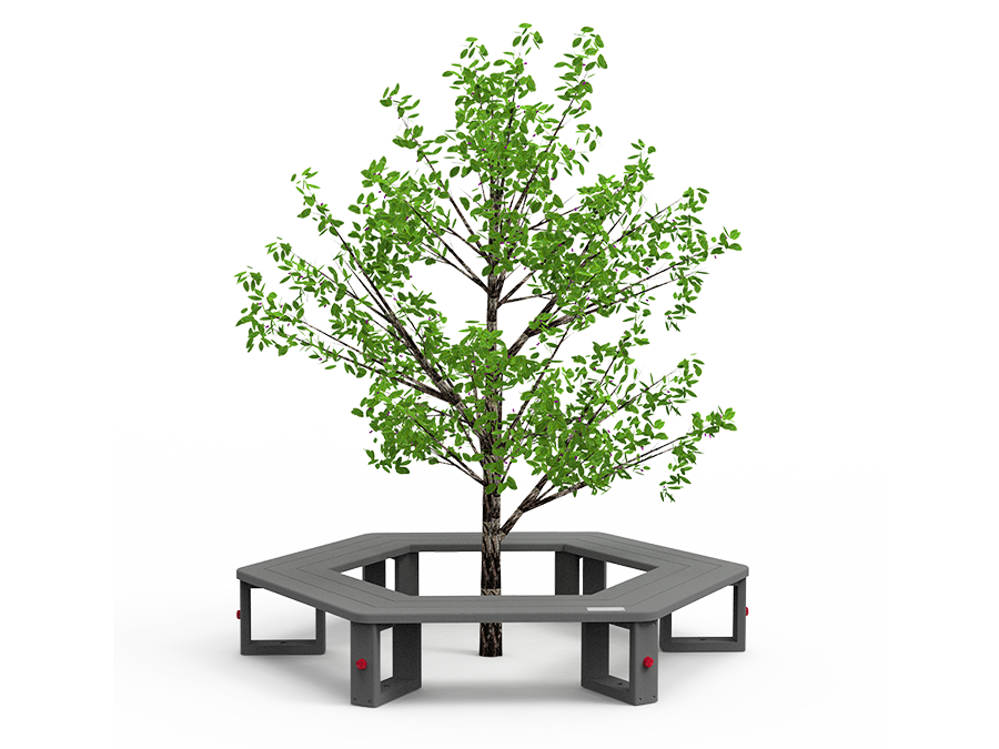 Banquette tour d'arbre Elémentaire UBICUITY - UB-TA-11-T4
