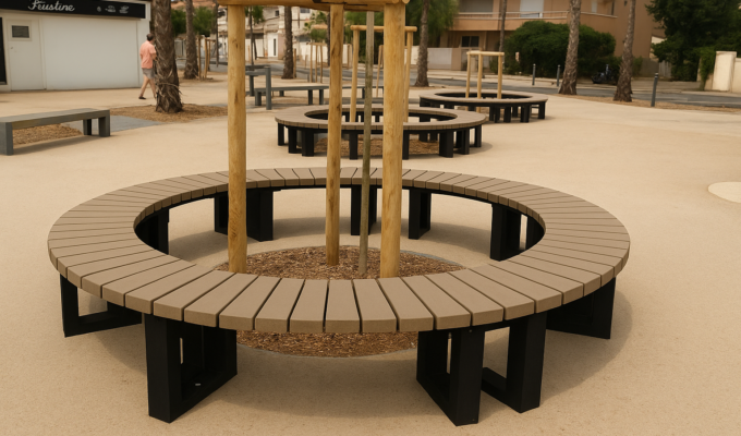 Banquettes tours d'arbre