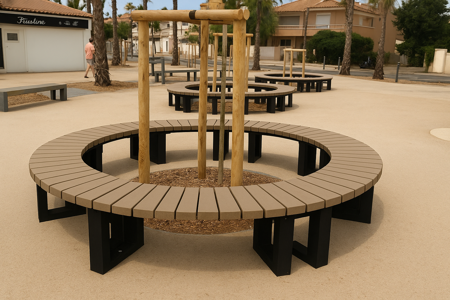 Banquettes tours d'arbre