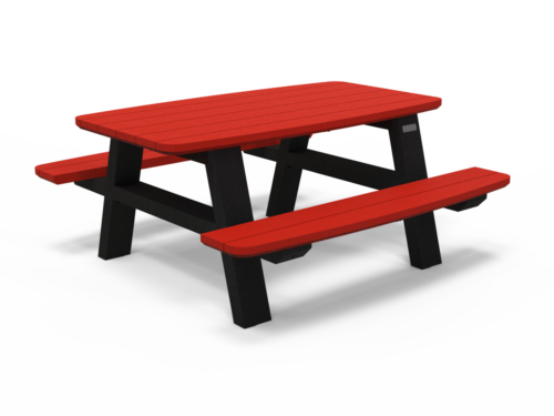 Table de pique-nique élémentaire CURVE - CUR-TPN-01-T4