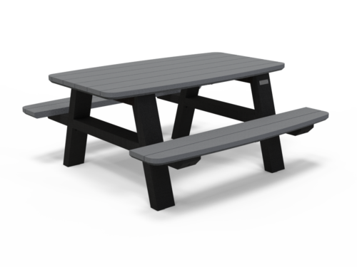 Table de pique-nique élémentaire CURVE - CUR-TPN-01-T4