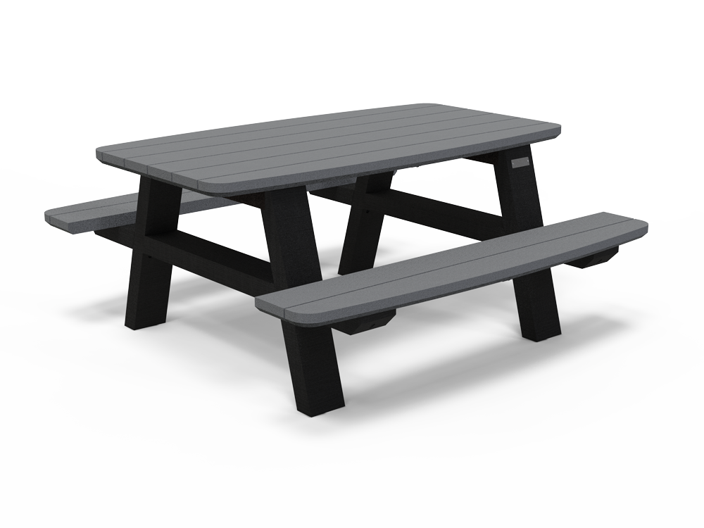 Table de pique-nique élémentaire CURVE - CUR-TPN-01-T4
