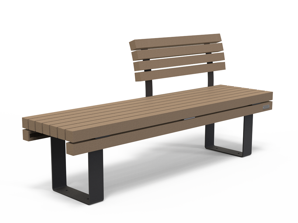 Banc LISTRA dossier à droite - LIS-BC-01-D