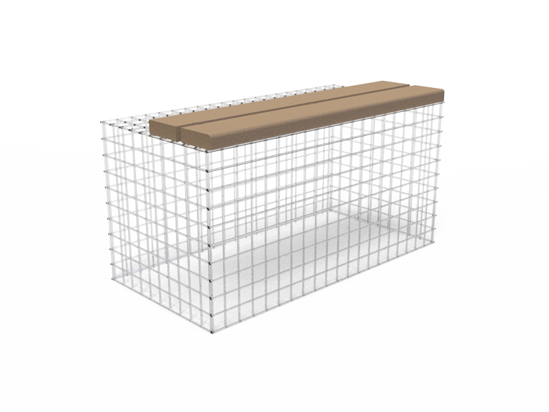 Assise sur gabion - UBL-AS-2L-100-G
