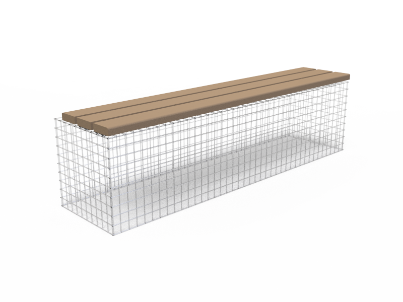 Assise sur gabion - UBL-AS-3L-200-G