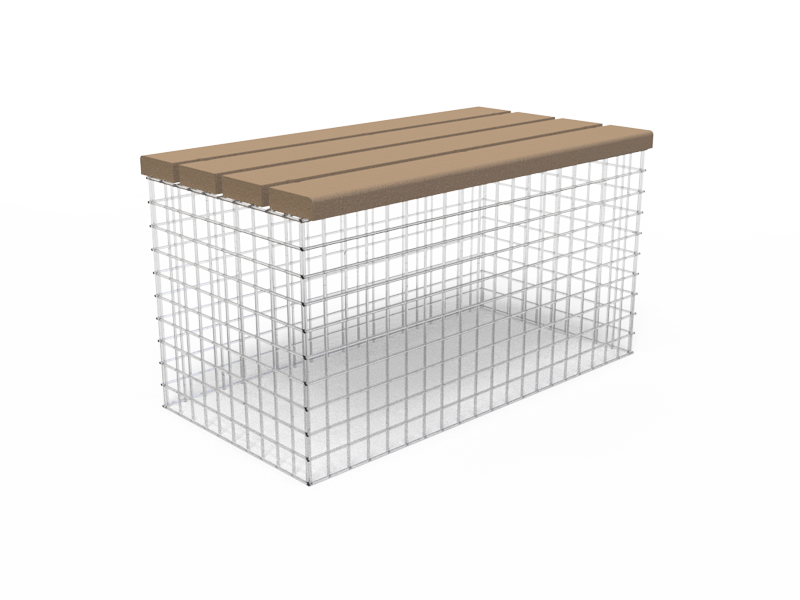 Assise sur gabion - UBL-AS-4L-100-G