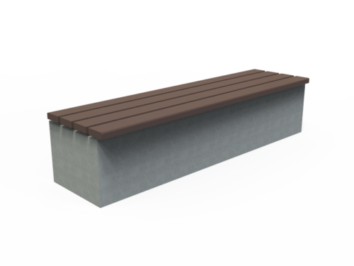 Assise sur bloc béton ou gradin - UBL-AS-4L-200