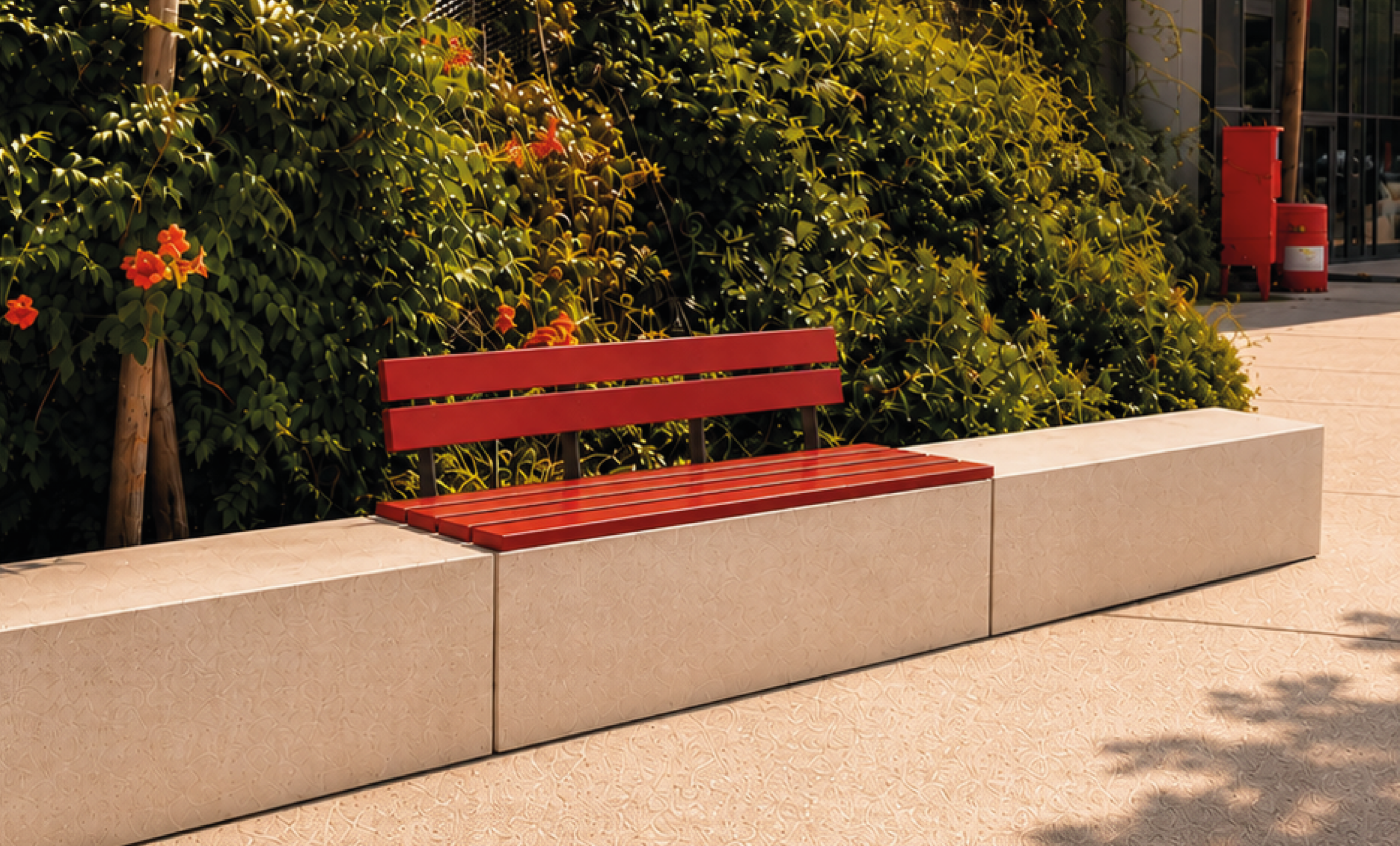 Assise sur bloc béton ou gradin - UBL-AS-2L-100 – Image 3